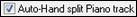 Notation Window Options dialog - Auto-hand split Piano track option